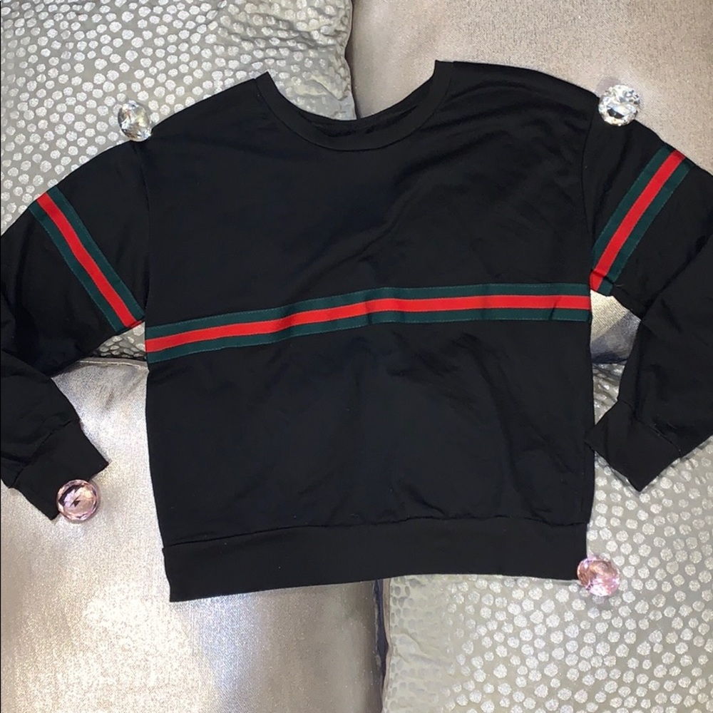 GUCCI black crew neck